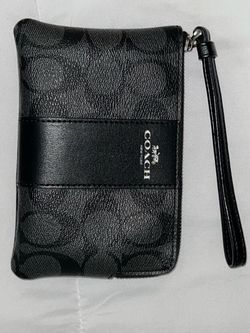Coach Signature Wristlet Wallet