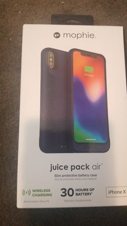 Mophie juice pack for iphone x (blue color)
