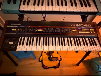 Roland Juno-60 (1982) with SKB case included