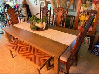 6 person dinning table set