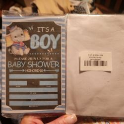 It's A Boy- Baby Shower Invitations (25 Count)