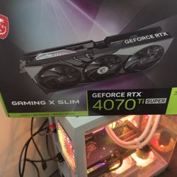 Msi Gaming X Slim 4070 Ti Super 16 Gb Video Card
