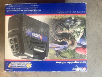 Rechargeable tire inflator