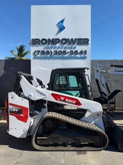 2021 Bobcat T64 R-Series Skid Steer Loader- Enclosed cab A/C & Heater