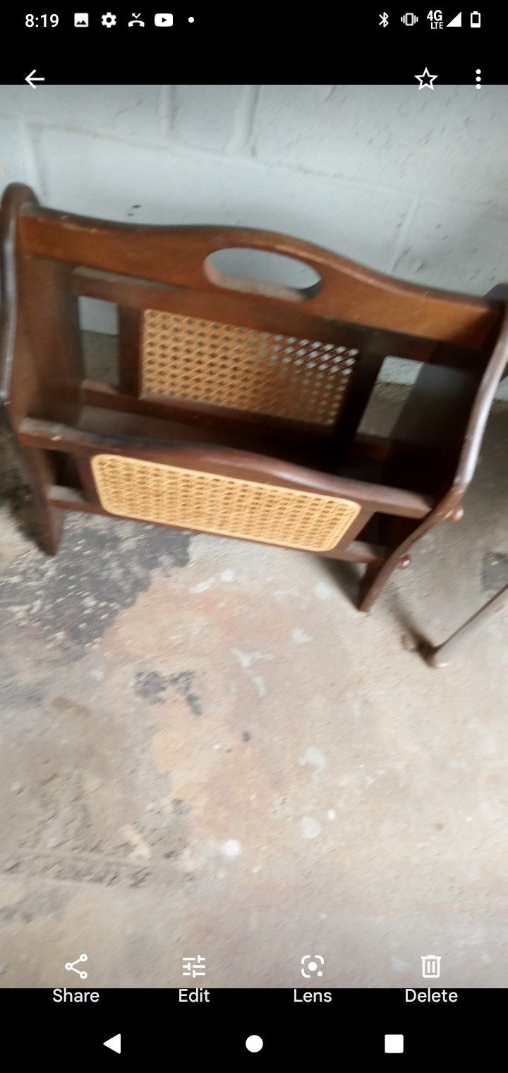 Vintage Magazine Rack
