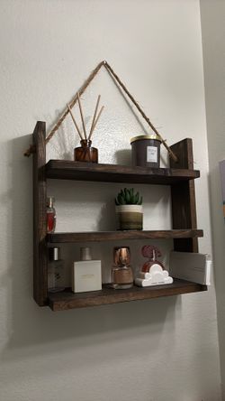 Wooden shelf