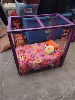 American girl bundle/ canopy bed