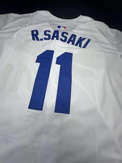 Dodgers Jersey - #11 Sasaki - Home White - Multiple Sizes