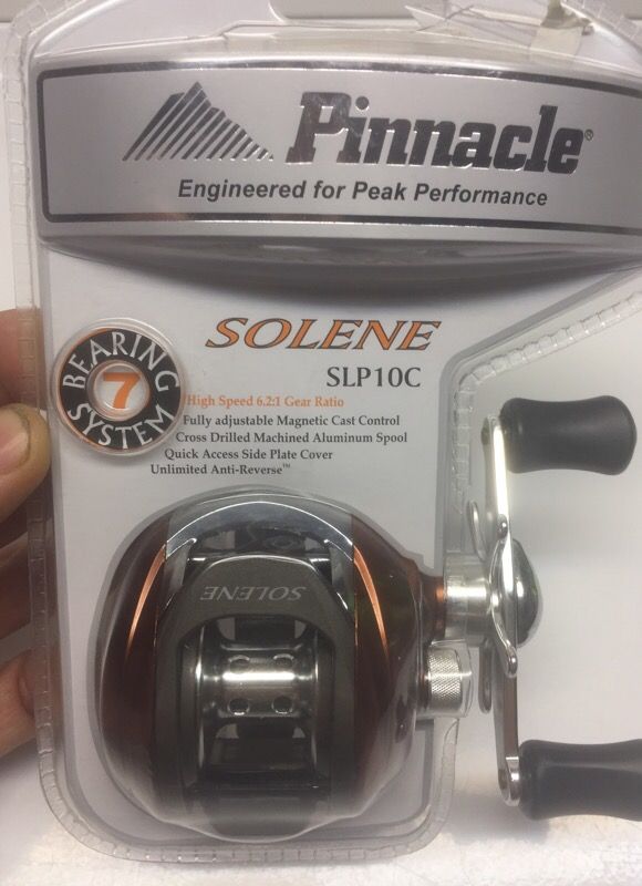 Pinnacle solene slp10c baitcaster 7 ball bearing NEW