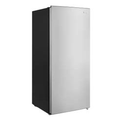 7.1 cu. ft. Manual Defrost Convertible Upright Freezer in Stainless Steel Look, Garage Ready
