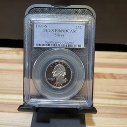 1997-S Proof Silver Quarter 