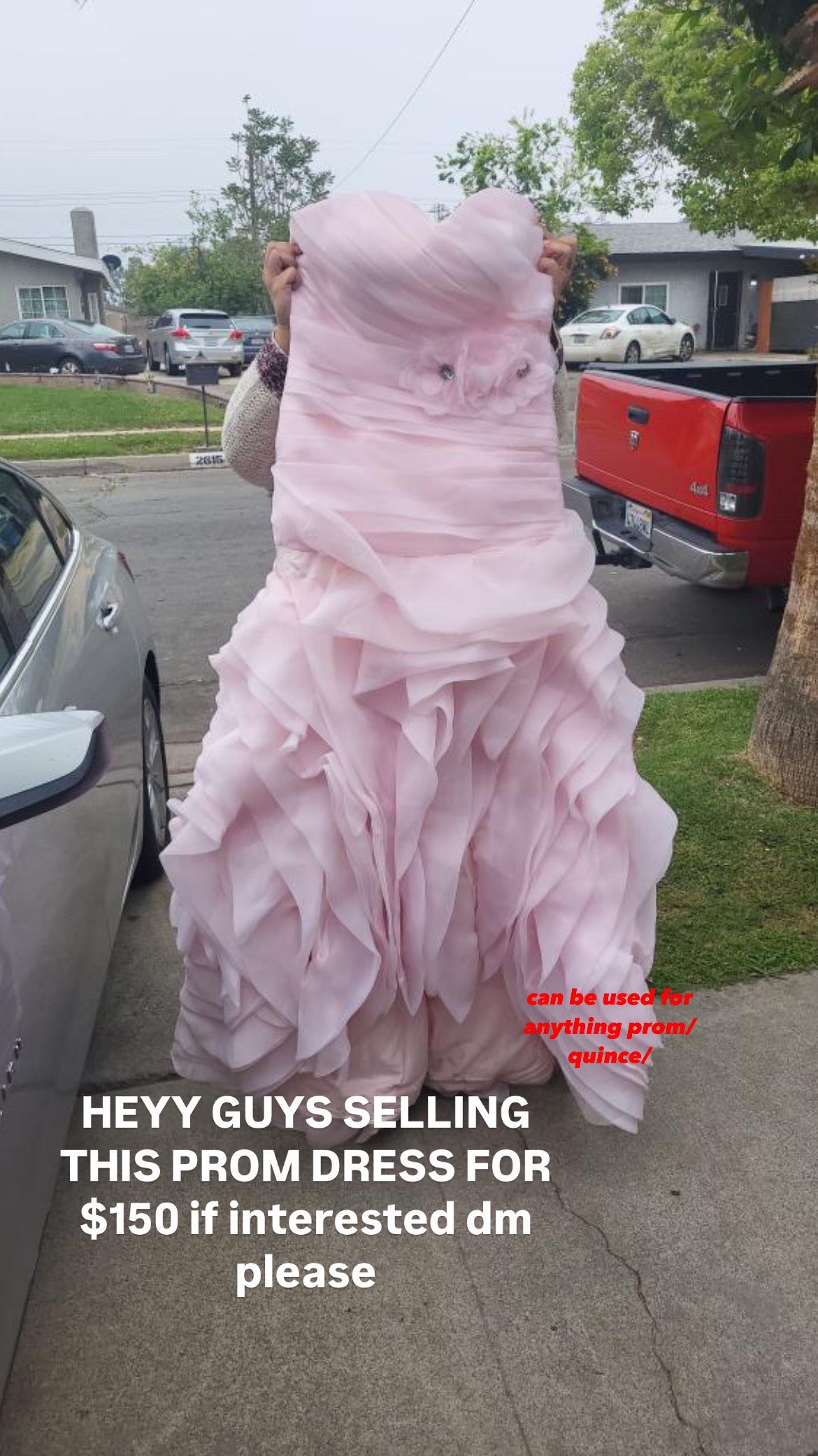 quince dress/ prom dress