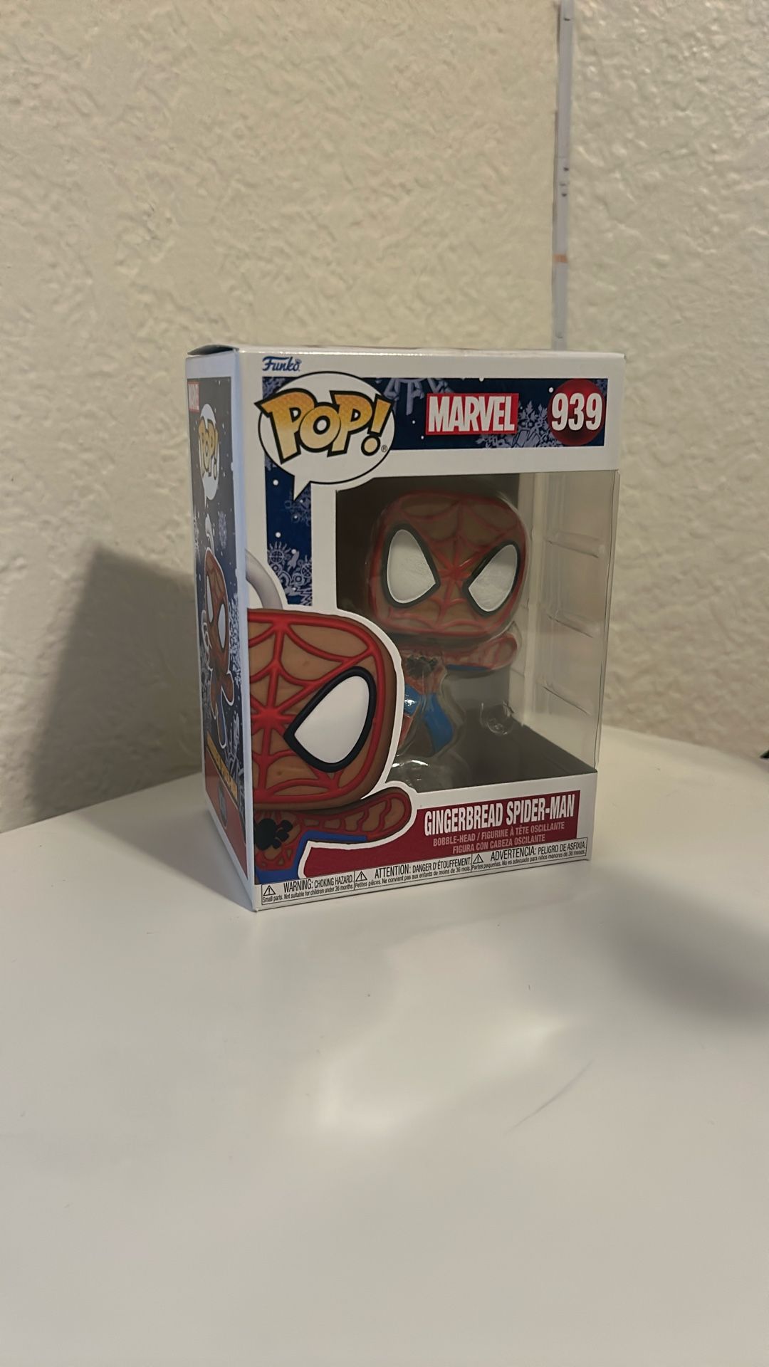 Gingerbread Spider Man Funko Pop