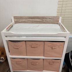 Changing Table + Changing Pad + Removable Drawers