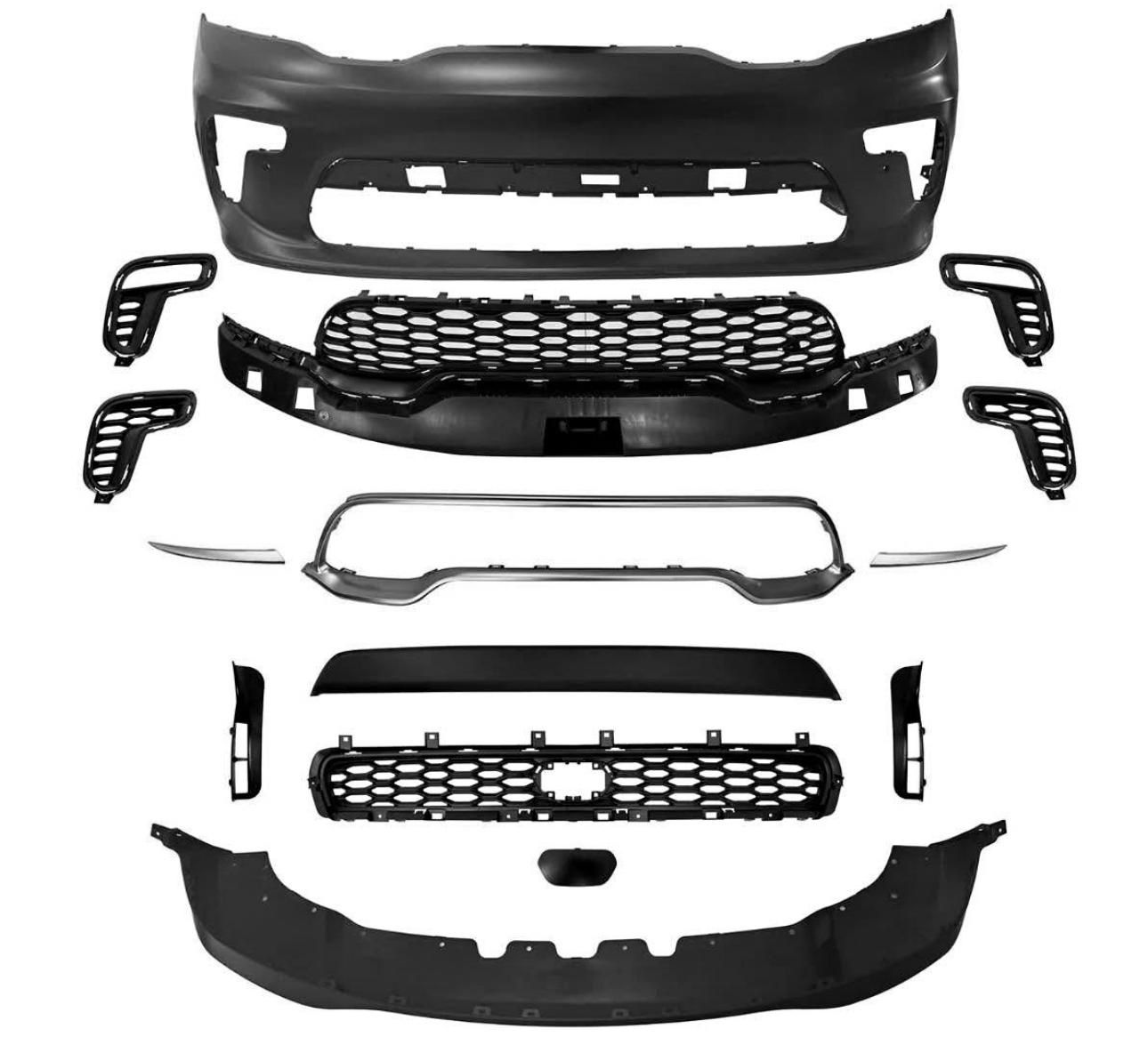 Dodge Durango SRT Hellcat Style Front 2021 2022 2023 2024