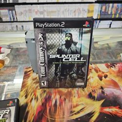 Tom Clancy’s Splinter Cell (PS2) CIB W/ Manual- Authentic - Tested