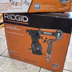 Ridgid pneumatic coil roofing nailer