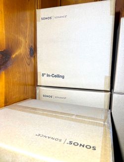 Sonos Sonance 8” In-Ceiling Architecture Speakers (1xPair, Brand New Sealed, Includes Warranty) Model:  INCL8WW1