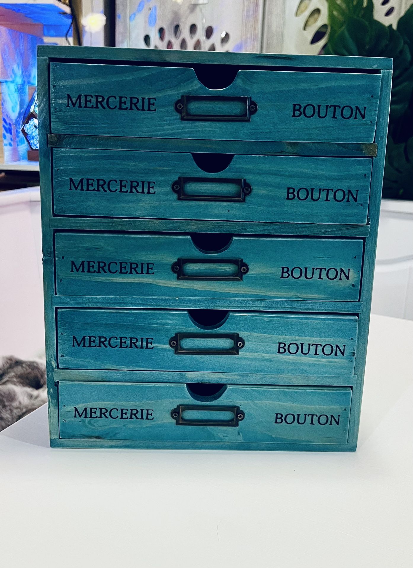 5 Drawer Decorative Organizer storage