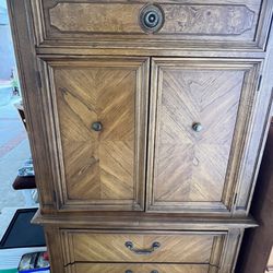 Tall Wood Dresser Chest Of Drawers  FREE 