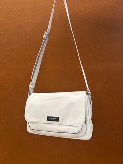 Kate Spade Beige Nylon Medium Messenger Bag Crossbody