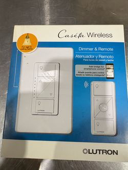 Lutron Caseta wireless smart dimmer and remote kit