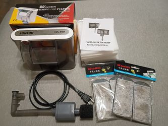 Fish tank filter up to 10 gallon
