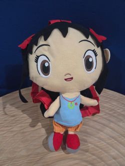 Nickelodeon Nihao Kai-Lan Small Plush Backpack with single zippered pocket