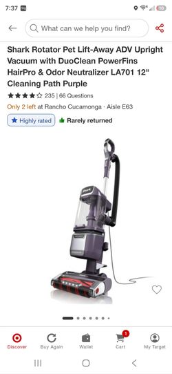 Shark upright vacuum