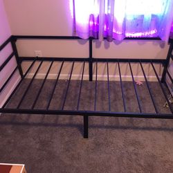 Twin Size Bed + Mattresses For Sale!