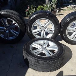 18 Michelin Tires On 5x114.3oem Acura Suv Wheels