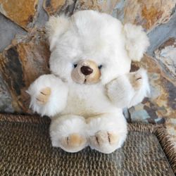 1985 Prestige Toy Corp Oatmeal Teddy Bear Big Foot Collector Soft 16"