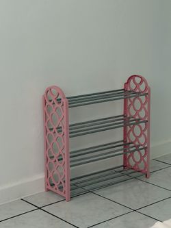 Plastic shoe rack