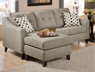 New Sectional with Attached Chaise! More Couch and Loveseat Savings Here!