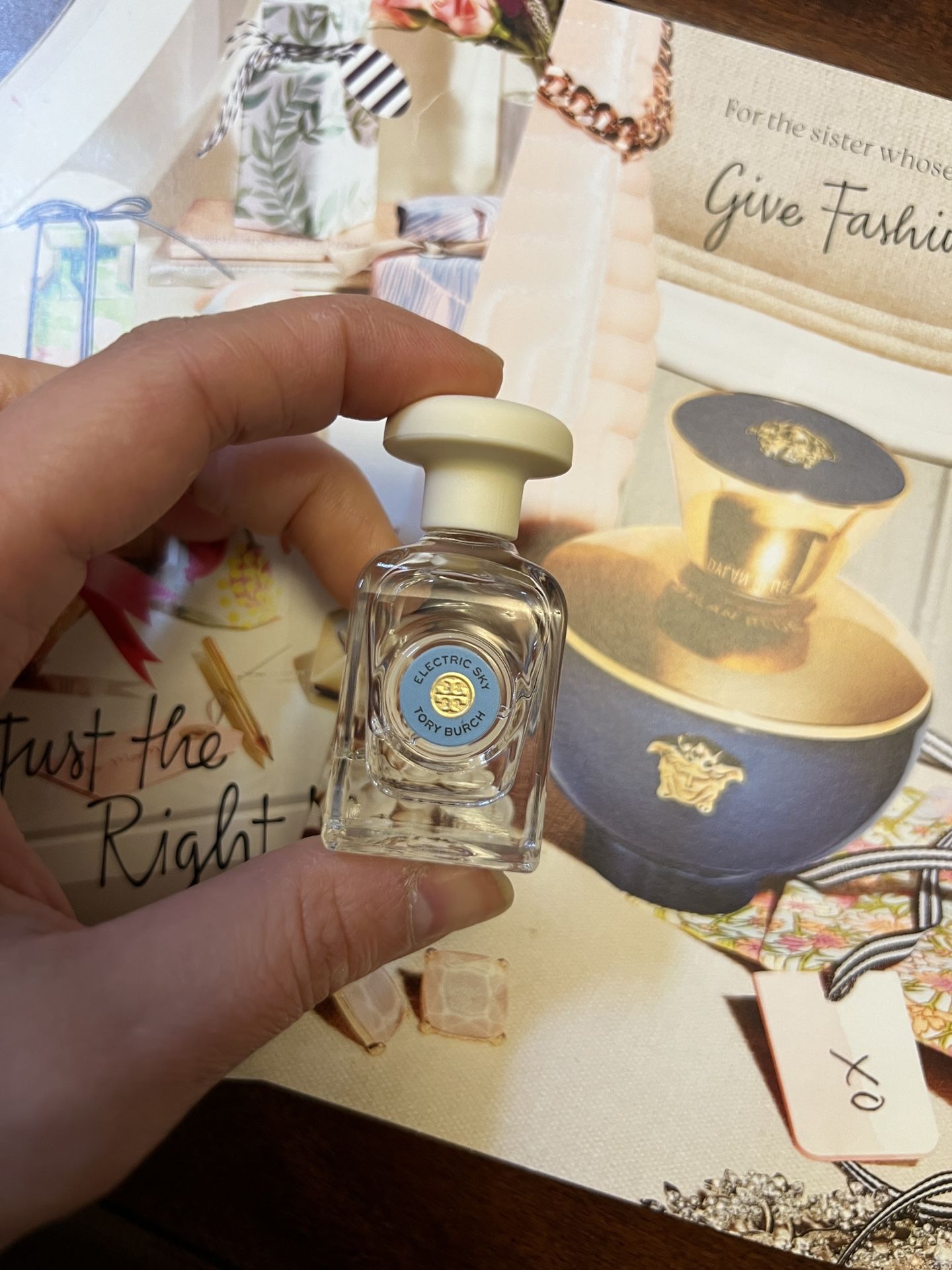 Tory Burch Essence of Dreams Electric Sky EDP MINI Splash Dab .25oz, 7.5ml NWOB