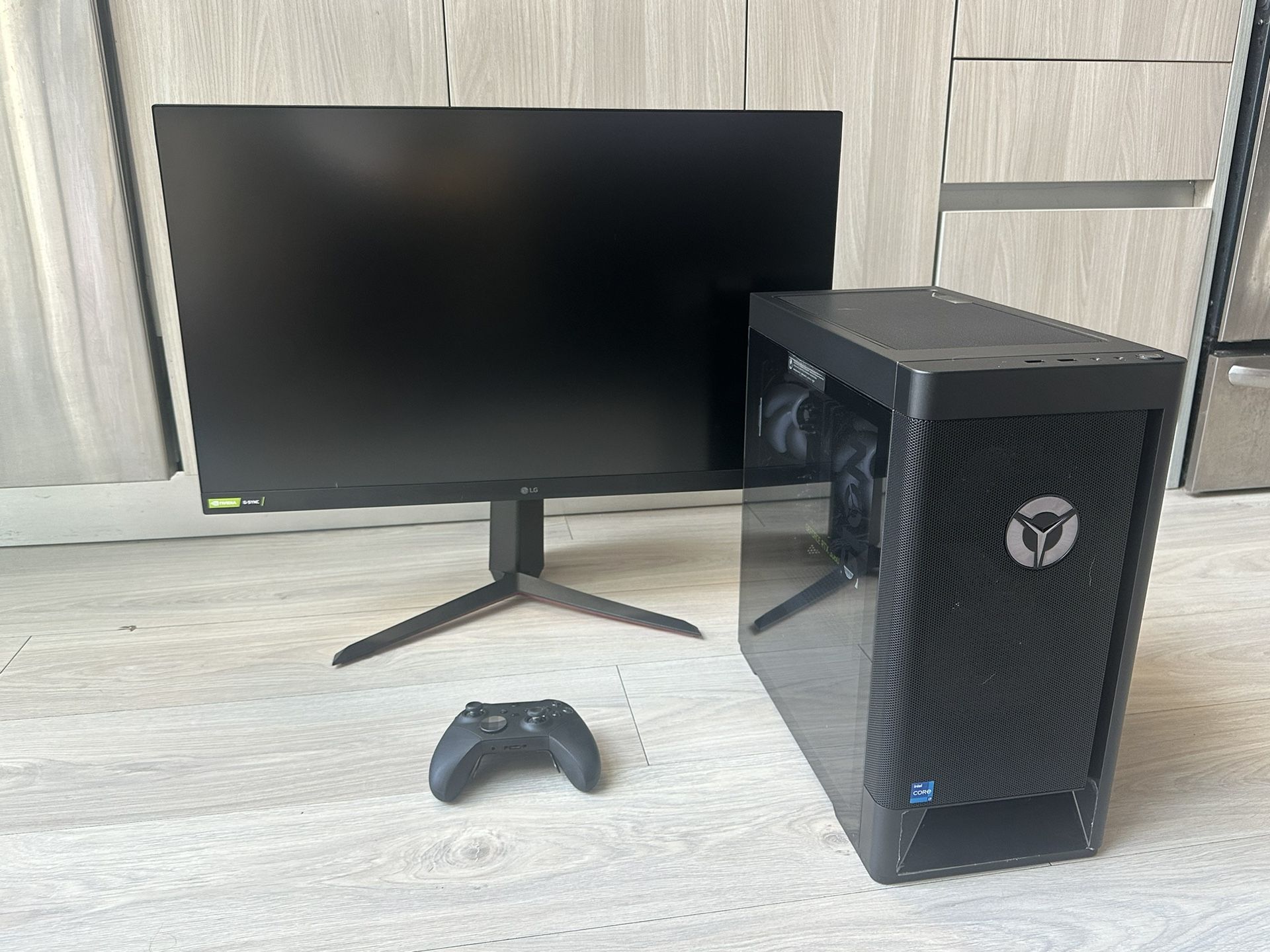Lenovo Legion Gaming PC + Monitor + Remote – i7 / RTX 3060 / 16GB / 1TB – $877