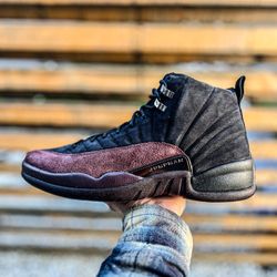 A Ma Maniere X Jordan 12 Black Size 8.5W & 14.5W