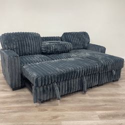 IKEA Friheten Like Sleeper Sectional Sofa Pullout With Storage And Chargers