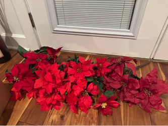 Christmas artificial flowers