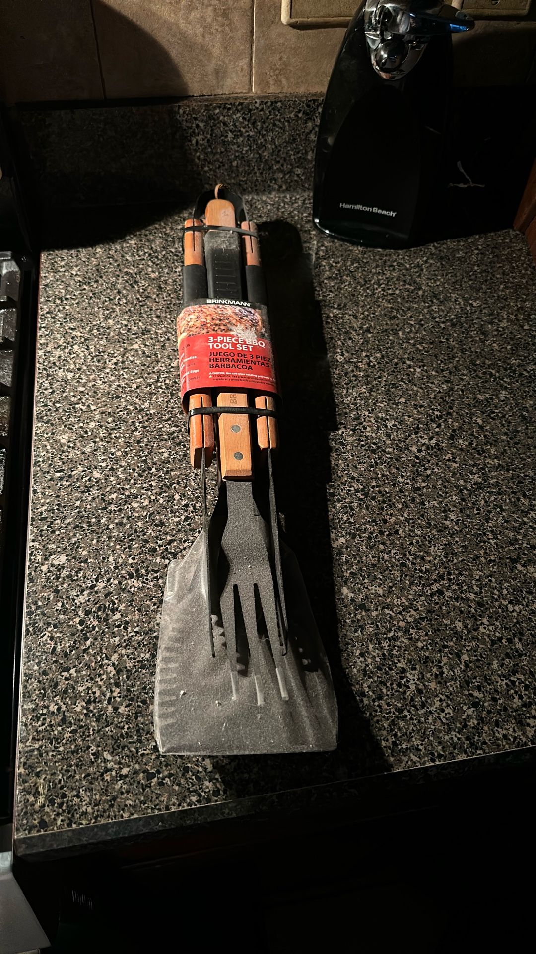 3 Piece Bbq Tool Set