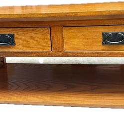 Solid Wood Craftsman/Mission Style Coffee Table 
