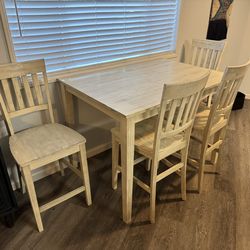 Wooden Table and 4 chairs