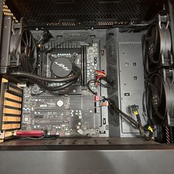 gaming pc old legacy parts case motherboard cpu