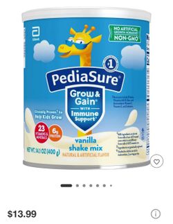 Pediasure vanilla shake mix