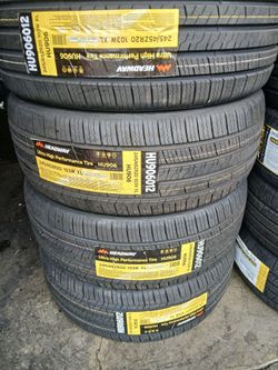 Tengo un set de llantas nuevas 245 45 20 de la marca  headway