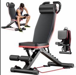 Foldable Adjustable Weight Bench Workout Bench For Home Gym Dumbbell Bench