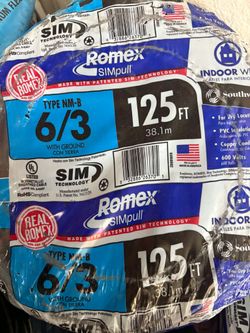 New Romex Wire 6/3