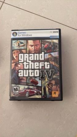 GTA 4, Grand Theft Auto IV Dual 1 Disc Complete Rpg Pc Game - Windows Vista, $14