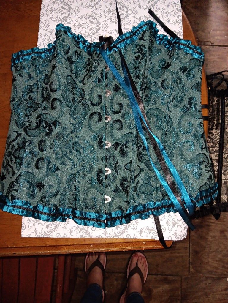 Blue& Green CORSET- New