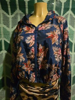Used  Flower Jacket Size Large 
